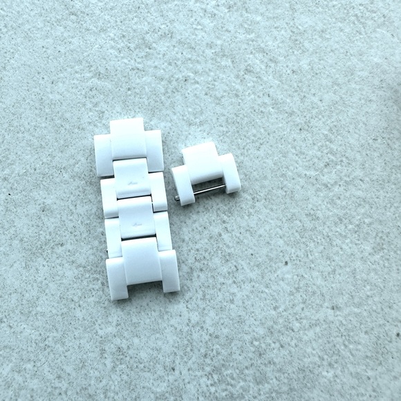 Philip Stein Ladies' Signature White Ceramic Dual Time Zone Watch - Picture 2 of 5